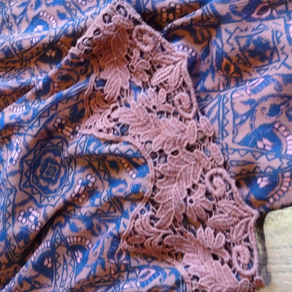 Dress with shoulder straps. Rust and black. Short, could be used as tunic. - Picture 5 of 5